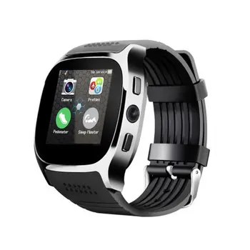 

MY-T8 HD 2.0MP Camera 1.5 Inch TFT LCD Touch Screen Bluetooth Sports Smart Watch Call Messages Reminder SIM TF Card