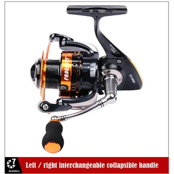 

Full Metal Spinning Body Fishing Reel Wheel 7 Bearing Right / Left Hand