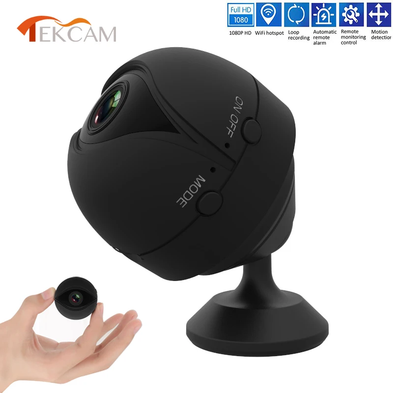 Мини беспроводная WiFi камера 1080P HD IP камера с дистанционным монитором камера безопасности с датчиком движения ночное видение домашняя видеокамера IP Cam