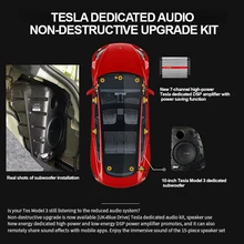 Horn For Tesla Woofer Loudspeaker Upgrade High Quality Audio Bass DSP Stereo Music Power Amplifier Subwoofer Speakers Horn Kit