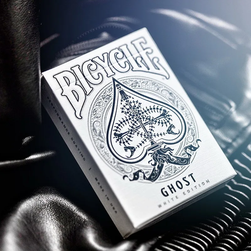 Велосипед привидение белое наследие издание Ellusionist игральные карты размер