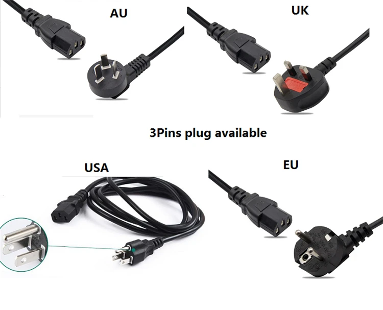 100-240Vac вход переменного тока, 12VDC выход, 10A 120W 12V светодиодные полосы, 5,5*2,5 5,5*2,1 AU UK US EU plug экрана монитора дистанционного управления светодиодная лента адаптера питания