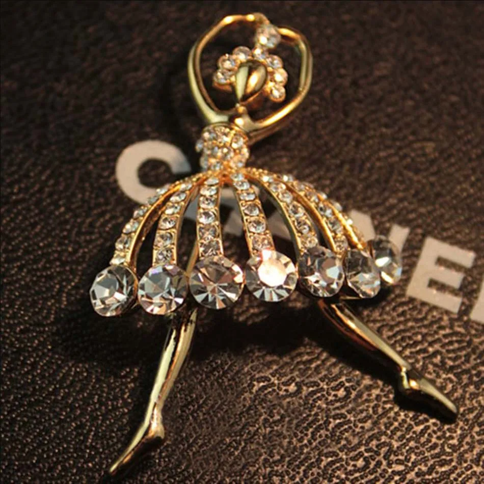 Модная и лаконичная Изысканная брошь в стиле балетной танцовщицы женские