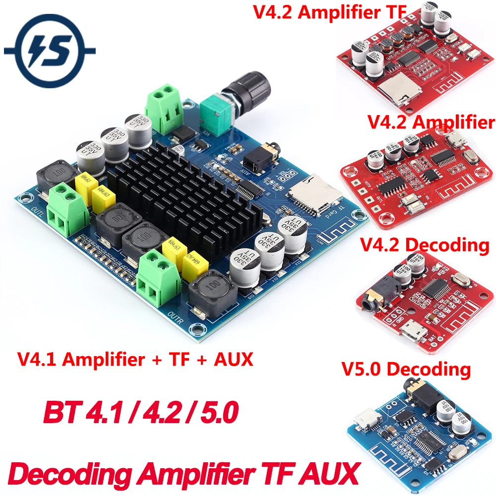 Цифровой Bluetooth-приемник Плата усилителя мощности без потерь голосовой аудио