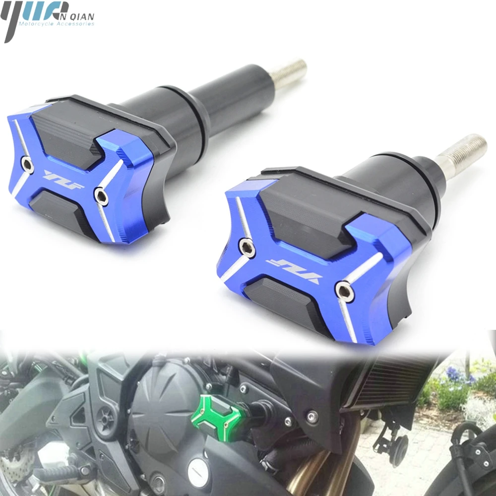

Motorcycle CNC Aluminum Frame Slider Crash Pad Engine Stator Case Saver Cover Falling Protector For Yamaha YZF1000 R1 2015-2016