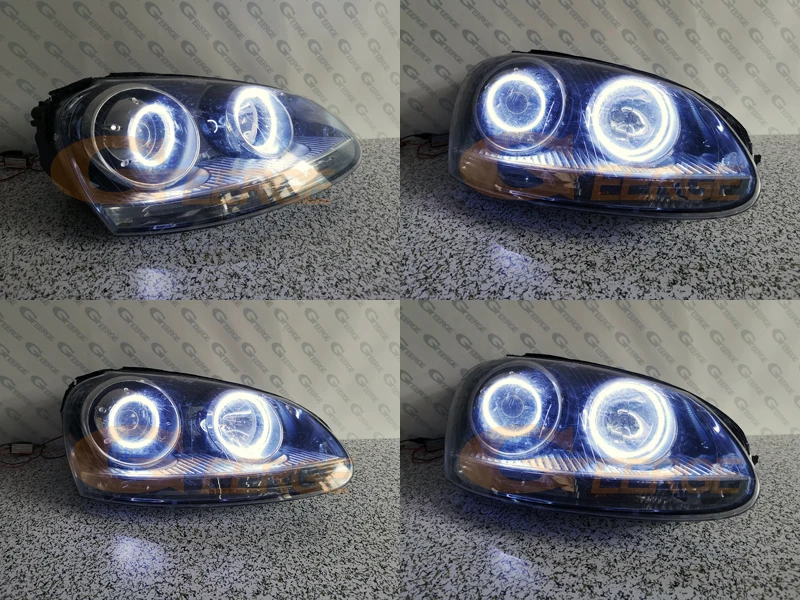 Для VOLKSWAGEN VW Гольф 5 V mk5 2004 2005 2006 2007 2008 2009 ксенон Ультра яркое освещение COB led angel eyes kit