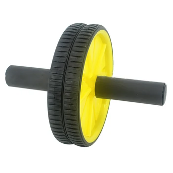 

Dual Ab Abdominal Wheel Roller Foam Handle Exercise Abs Training Workout Single Abdominal Training Wheel
