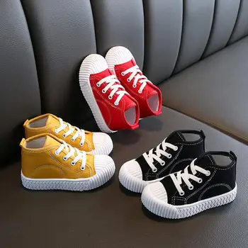 

2020 Canvas Children Shoes Sport Breathable Boys Sneakers Brand Kids Running Shoes for Girls Jeans Denim Casual Child Flat Shoes