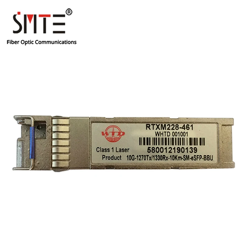 

WTD RTXM228-461 10G-1270TX/1330RX-10km-SM-eSFP-BBU Optical Fiber Transceiver