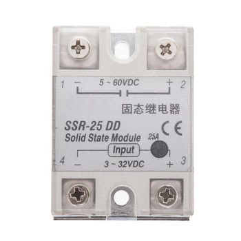 

Solid State Relay SSR DC-DC 25A 3-32VDC/5-60VDC