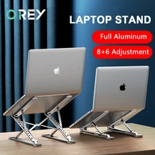 Soporte ajustable de aluminio para ordenador portátil, Base de refrigeración para Macbook, PC, iPad, Tablet, Notebook soporte para laptop escritorio soporte portátil soporte ordenador portatil soporte portatil soporte