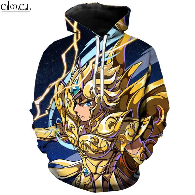 

HX Anime The Knights of The Zodiac Saint Seiya 3D Print Men Women Hip Hop Hoodies Unisex Hot Selling Streetwear Couple Tops