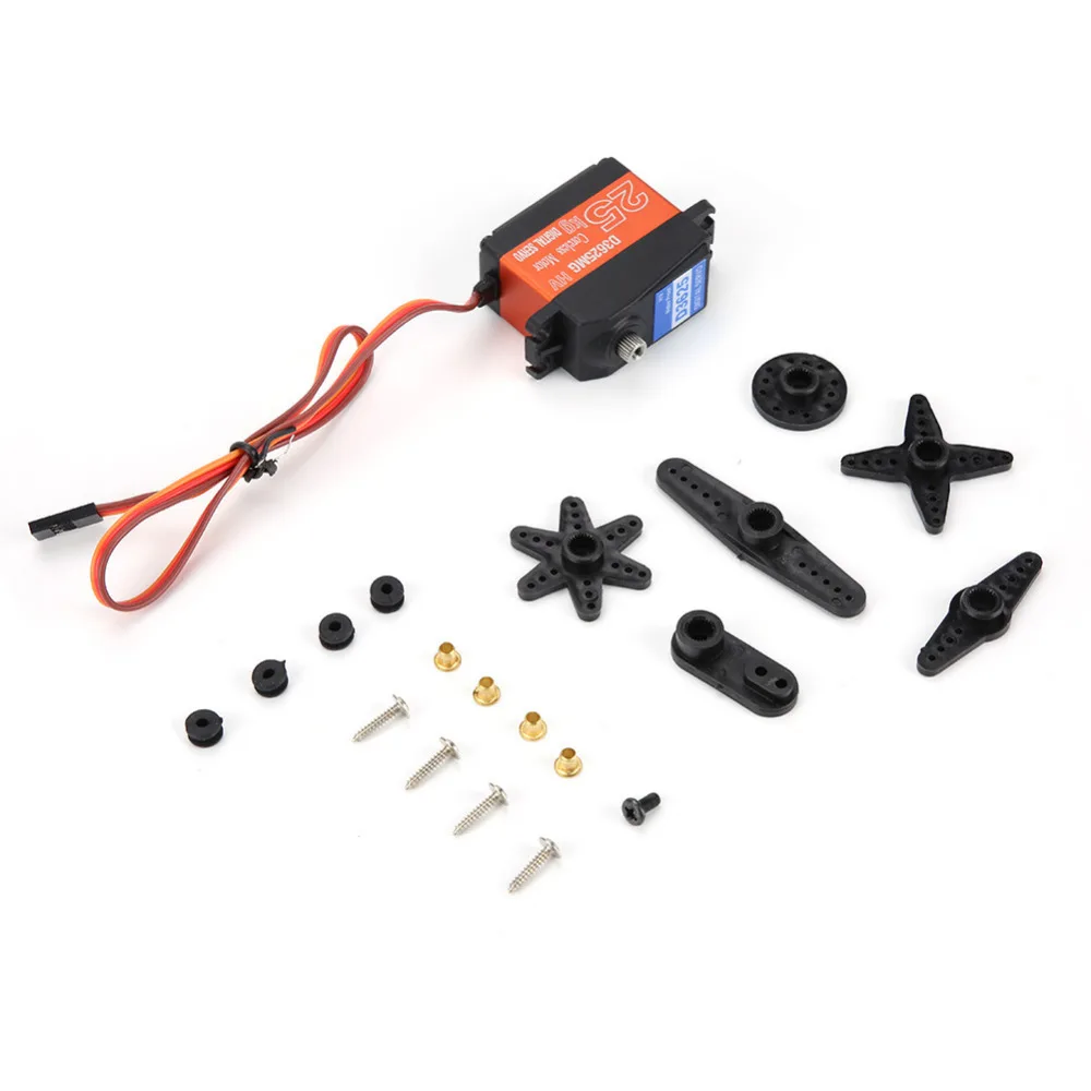 

Hot HDKJ D3625 Waterproof Servo Metal Gear Digital Servo 180 Degree 25KG High maximun Servos for RC Model Car maximun Boats Part