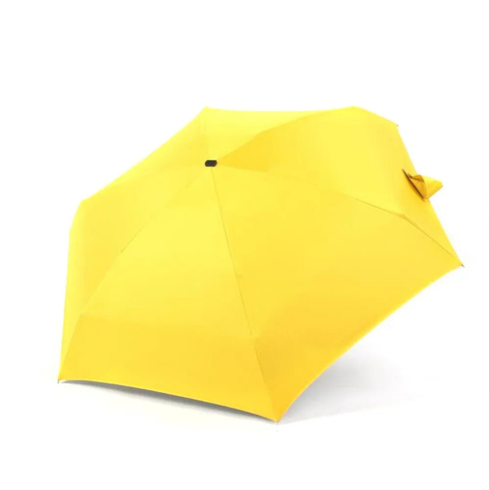 Дропшиппинг 180 г мини свежий солнцезащитный 5 складной зонт для дождя и солнца инновационный ультралегкий Зонт складывающийся в карман 18 видов стилей