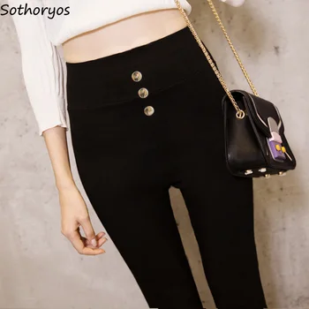 

Pants Women 2020 Spring and Summer High Waist Thin Slim Korean Style All-match Womens Pencil Trousers Female High Quality Chic