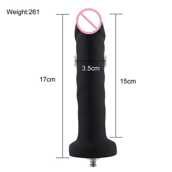 Hismith Beginner Anal Toy for Sex Machine 3.5cm Diameter Colorful Dildo Adult Sex Toys 5.9