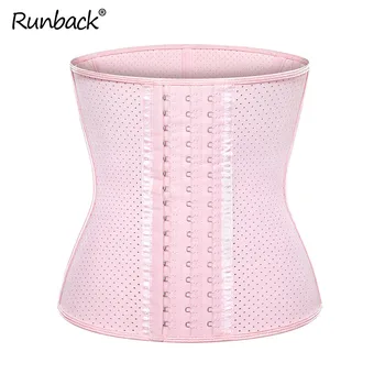 

Latex Waist Corset Trainer Steel Boned Sauna Sweat Sport Girdle Cintas Modeladora Women Weight Loss Workout Fajas Colombianas