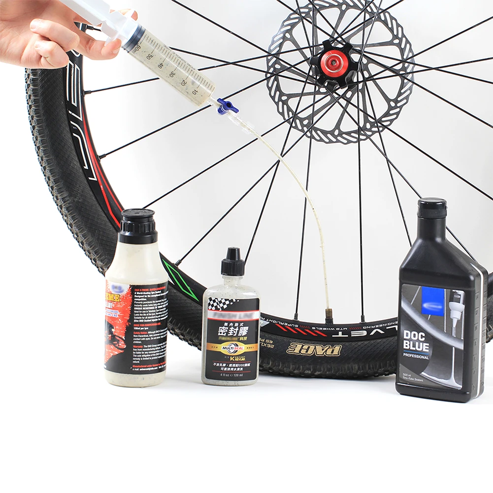 Inyector de líquido para neumático sin cámara de bicicleta, herramienta  selladora sin tubo de inyección con válvula, sin tubos interiores para  ruedas sin relleno para ciclismo de montaña|Herramientas de reparación de  bicicleta| -