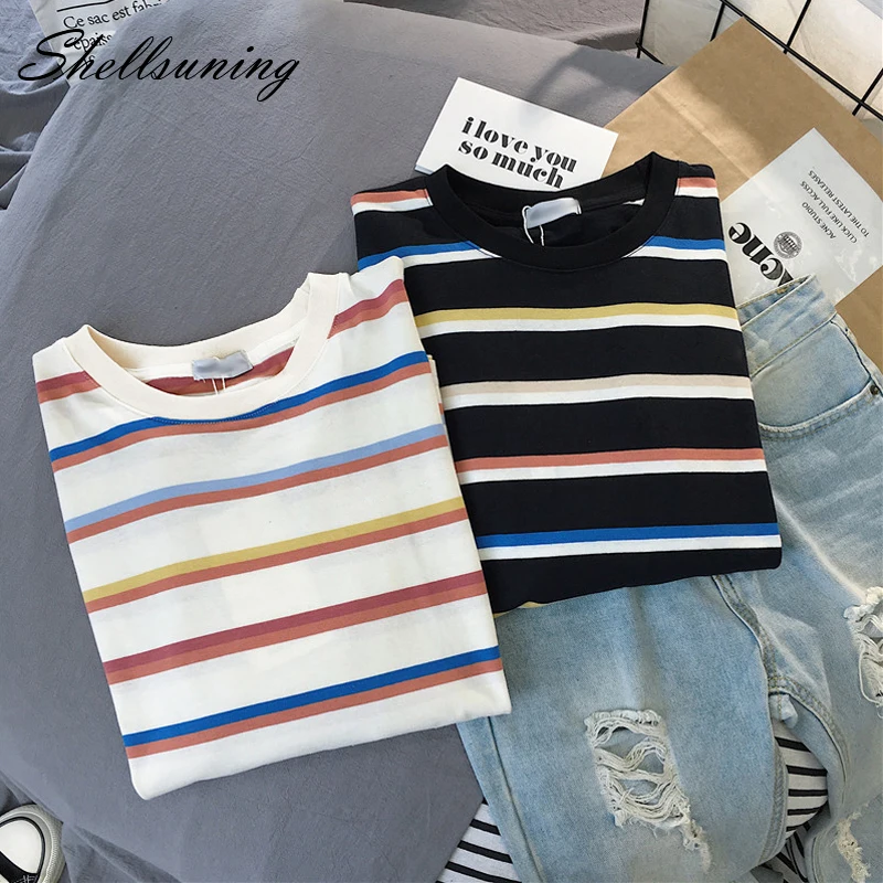 acne studios rainbow t shirt