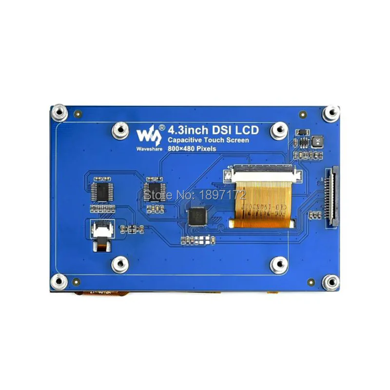 Емкостный сенсорный дисплей 4 3 дюйма для Raspberry Pi интерфейс DSI 800 ×