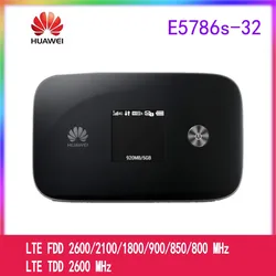 Hot  hotspot portátil e5786 desbloqueado, lte 4g + cat6 300, mbit/s, 4g, bolso, móvel, 4g, roteador pk drive e5776 e5186