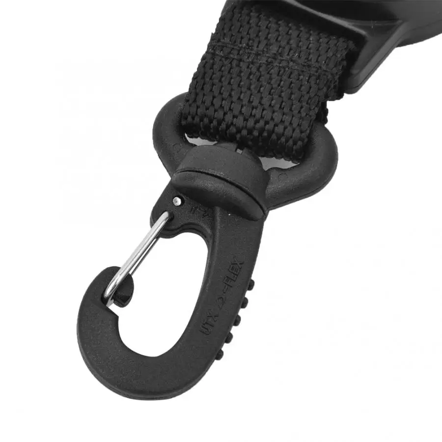1pcs Diving Buckle Stainless Steel Diving Stretchable Hanging Hook Quick Release Buckle Telescopic Wire Buckle Diving Accessory