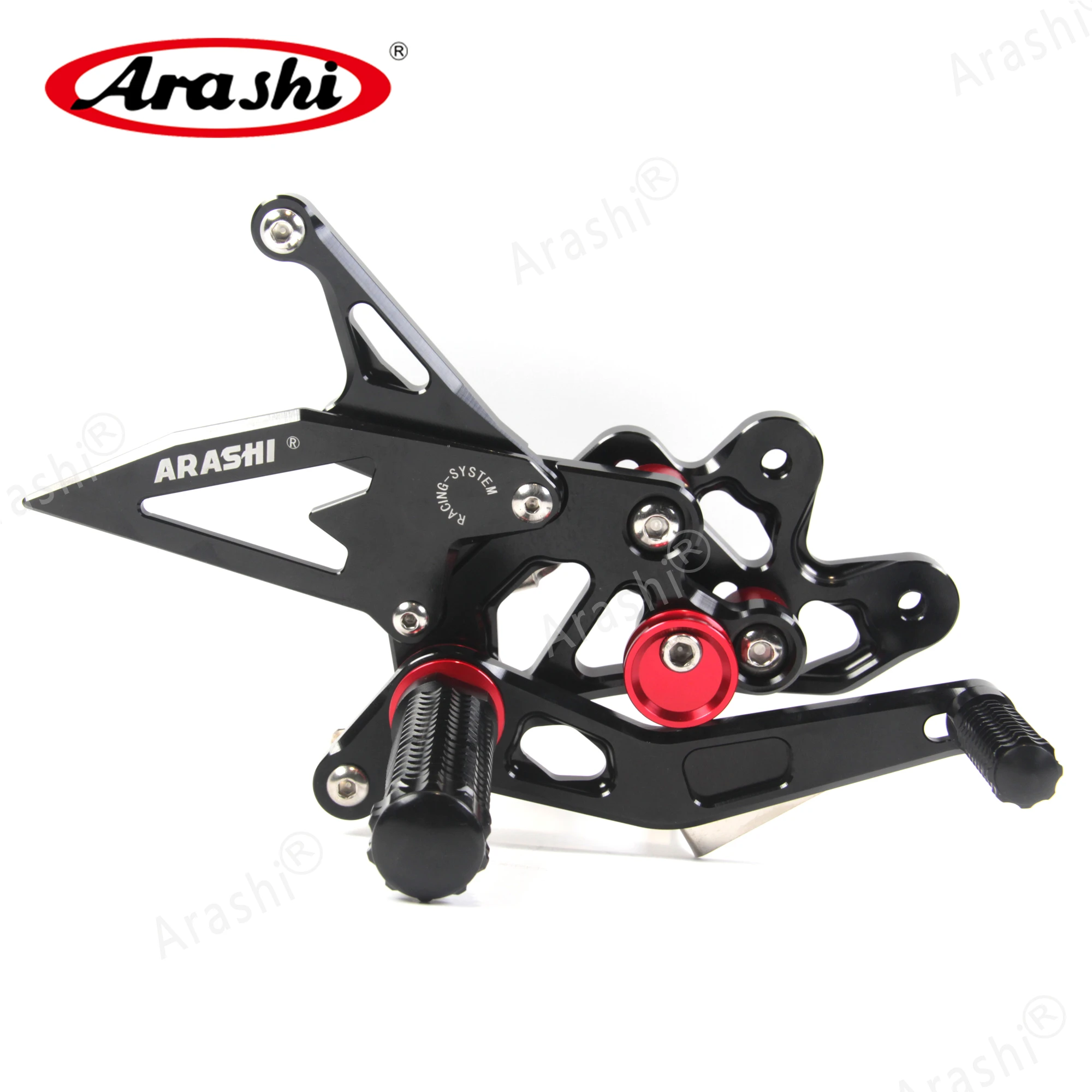 Arashi мотоциклист подножки для SUZUKI GSXR GSX-R 600 750 2011- CNC Регулируемые подножки Rearset GSXR600 GSXR750 2012