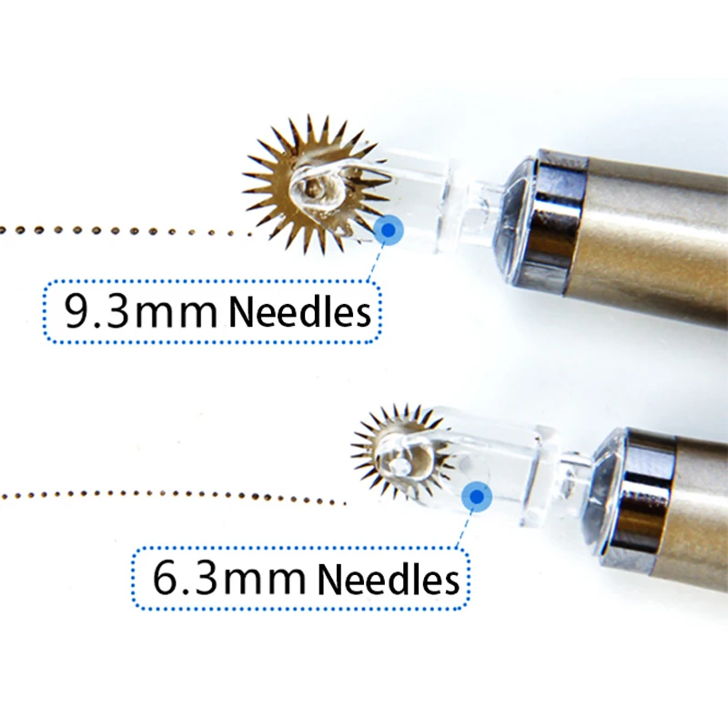 

50pcs semi permanent makeup disposable microblading needle roller easy color microblading blades for fog eyebrow with one pen