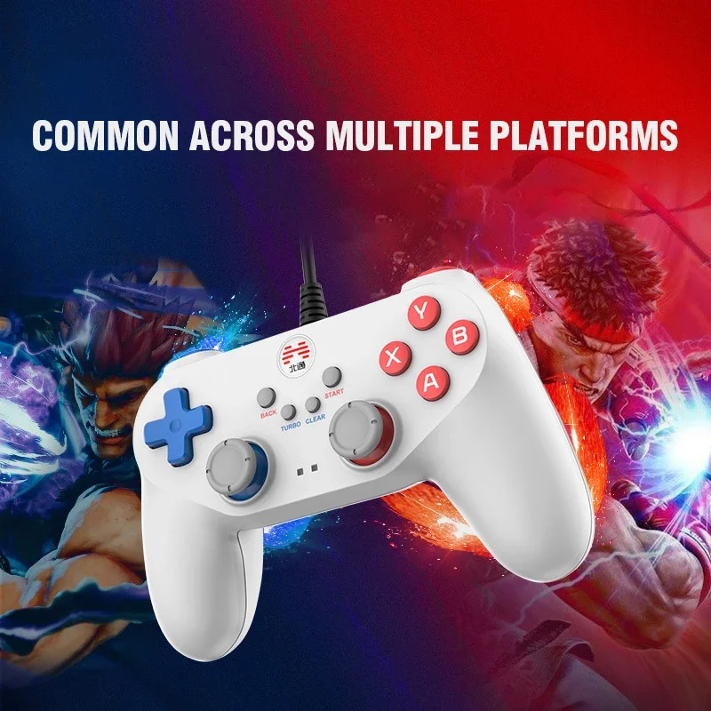 Betop D2E Gamepad Cablato Per Ps3/Pc/Tv Box/Ps4/Steam/Super Console X Mini Pc Controller Di Gioco Maniglia Cablata Connessione Usb Joypad