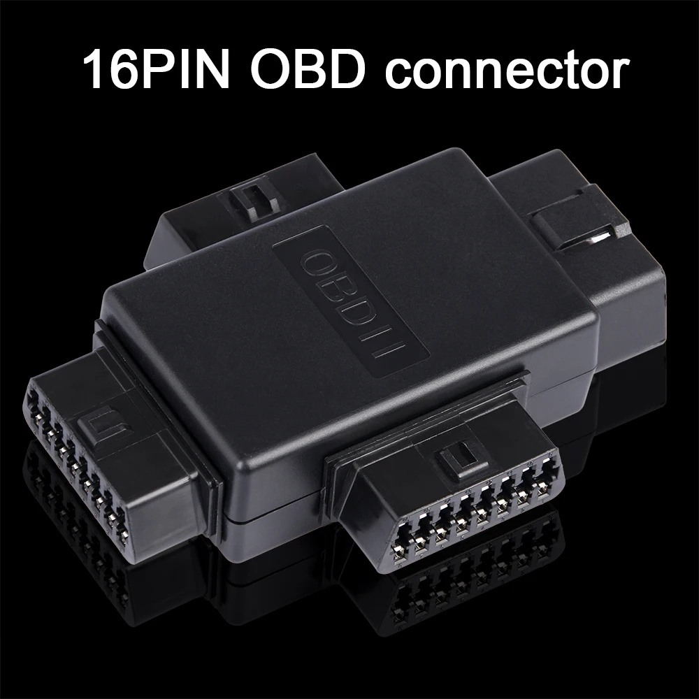 16 Pin OBD2 автомобильный разъем штекер 1 на 3 гнездо ELM327 многофункциональные