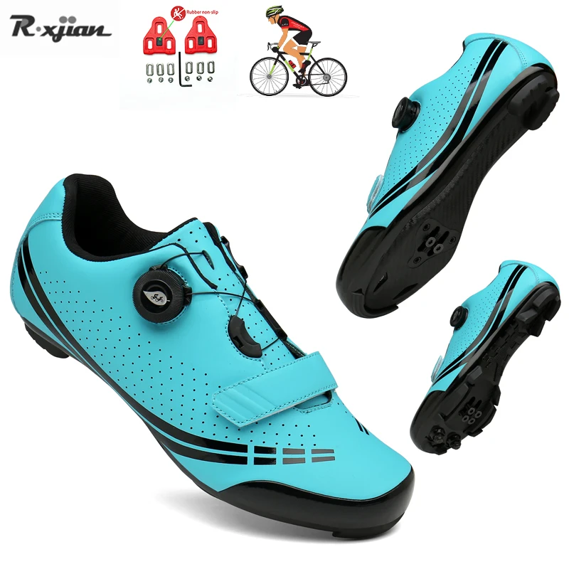 MTB Mens Bike Cycling Shoes Outdoor Athletic Bicycle Road Sneakers Self-Locking 