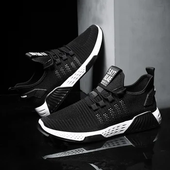 

New Casual Shoes For Men Air Cushion Mesh Breathable Wear-Resistant Hot 2020 Fitness Trainer Comfortable Shoes FeeMale Sneakers