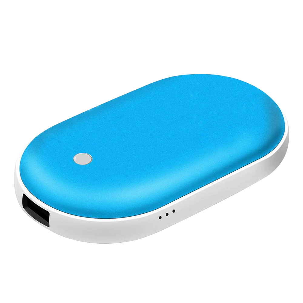 Портативный мини электрический подогреватель для рук 5200mAh 5V милый USB Перезаряжаемый подогреватель для рук для зимы