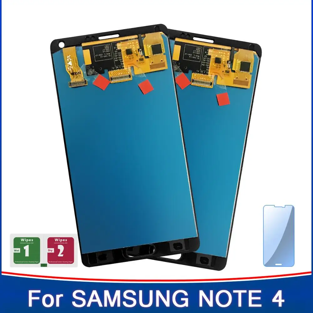 

2PCS High Quality Display For Samsung Galaxy Note 4 N910 N910A N910F LCD Touch Screen Digitizer For Samsung Galaxy Note 4 Parts