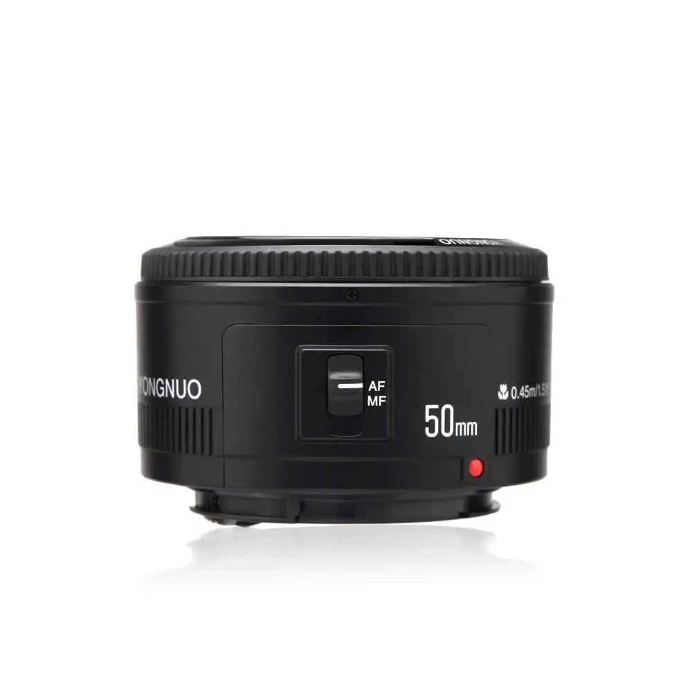 Объектив Kuulee YN50mm f1.8 YN EF 50 мм f/1,8 AF объектив YN50 апертура Автофокус Объектив для Canon EOS 60D 70D 5D2 5D3 600d DSLR камеры