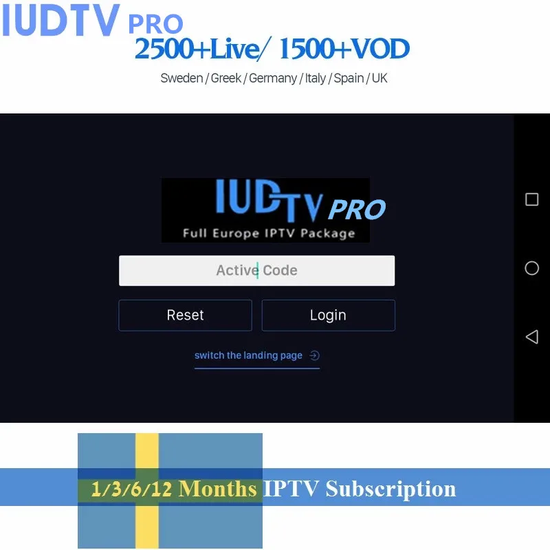 Европа IP tv подписка Вуд ТВ Швеция Италия Великобритания Немецкий Арабский французский Netherland Индия США smart tv Box IP tv M3U 2500+ Live