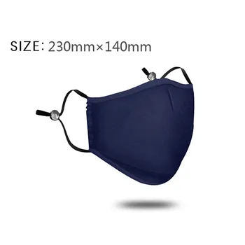 

Outdoor mondkapjes herbruikbaar Radiation Protection Windproof mondkapjes wasbaar volwassen Earhook Face Masks+ 2PCS Filters Jul