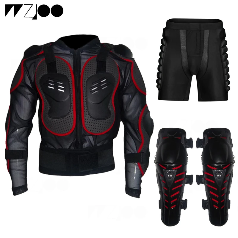 Motorcycle Jacket Men Full Body Motorcycle Armor Motocross Racing Moto Jacket Riding Motorbike Protection Size S-3XL