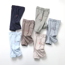 Summer Children Elasticity Capri Pants 95 Cotton Korean-style CHILDREN'S Shorts