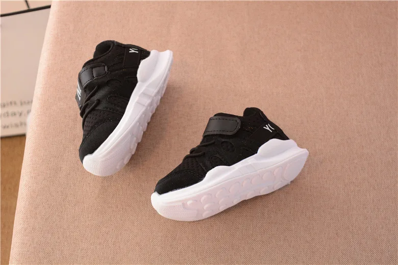 autumn new fashionable net breathable pink leisure sports running shoes for girls white shoes for boys brand kids shoes