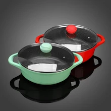 Антипригарный медицинский каменный суп, тушеный горшок, утолщенная Бытовая газовая плита, сковорода с двумя вкусами, горячий горшок, жаровня, блюдо для жарки, индукция