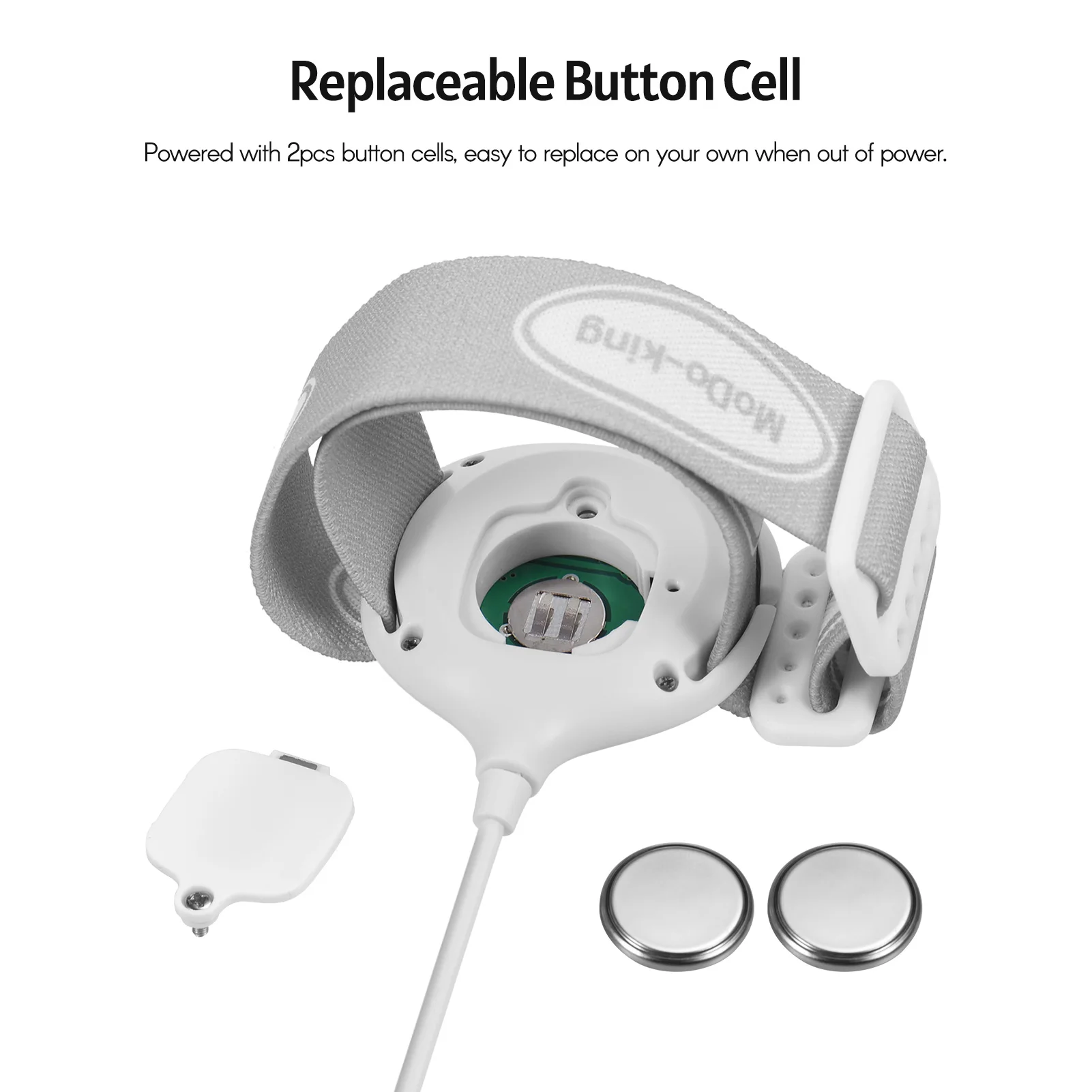 MA-108-2 Bedwetting Alarm Enuresis Alarm with Light Sound and Vibration button cell replaceable for Boys Kids Children Adults