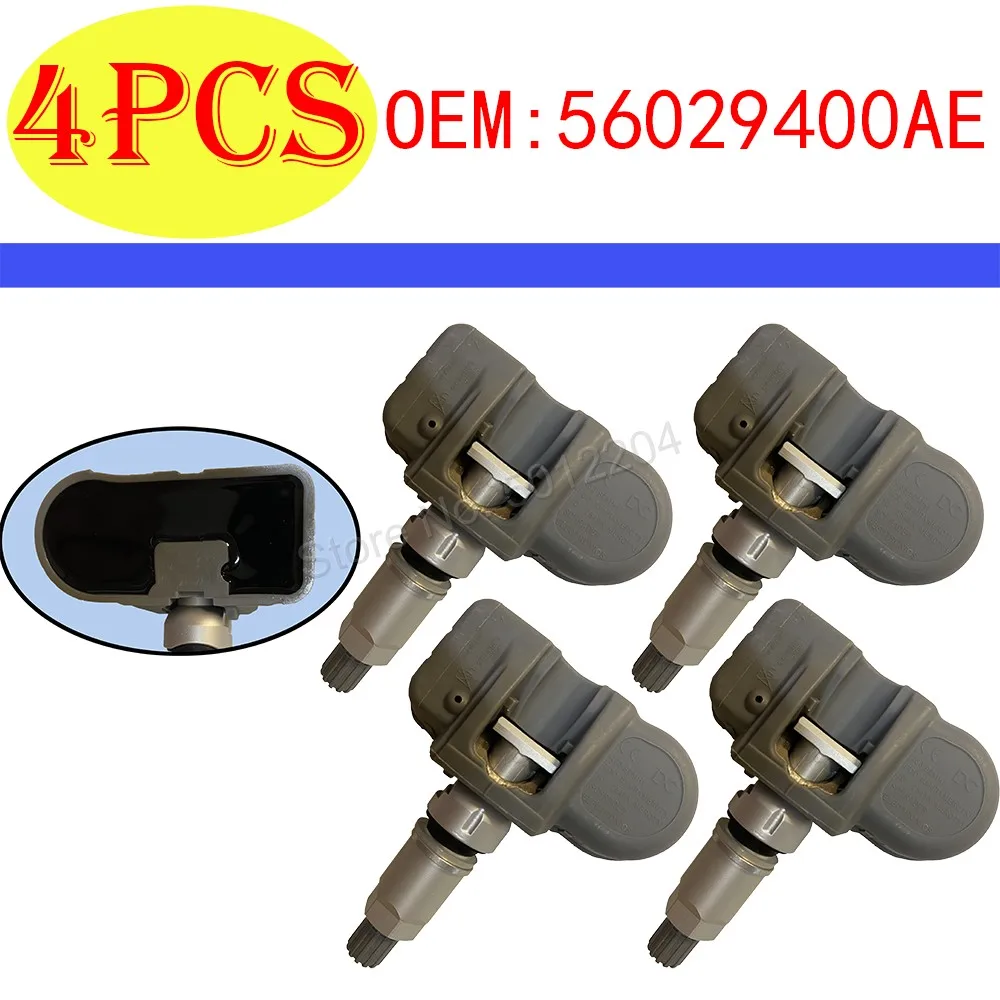 High Quality 4pcs Tire Pressure Sensors For Jeep Grand Cherokee Dodge