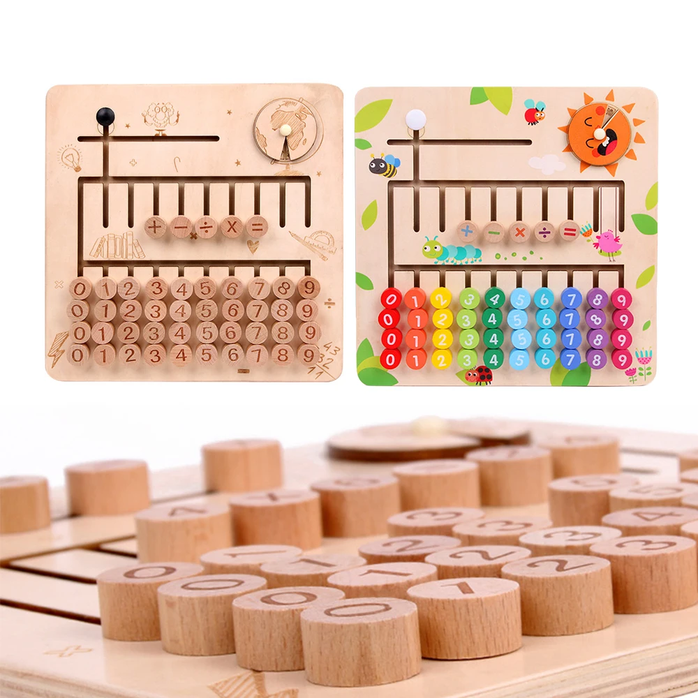 

Montessori Math Toys For Children Kids Wooden Educational Toys Learning To Count Numbers Montessori Materials Didactical Games