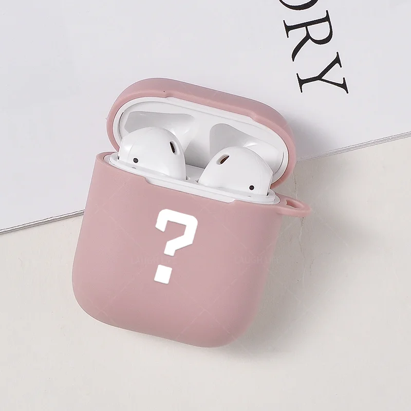 Простой чехол с ромашками и смайликами для Apple Airpods 2 1, ударопрочный чехол кораллового розового цвета, классный чехол s Для Air pods для Air pod, чехол