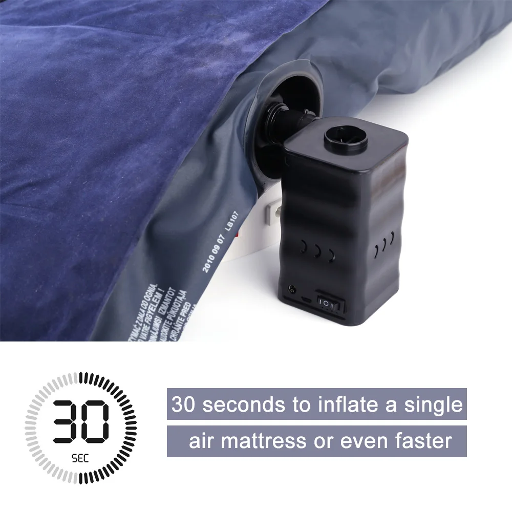 

Electric Inflatable Pump For Outdoor Air Mat Camping Moisture-proof Mattress Portable Inflatable Rechargeable USB Charging