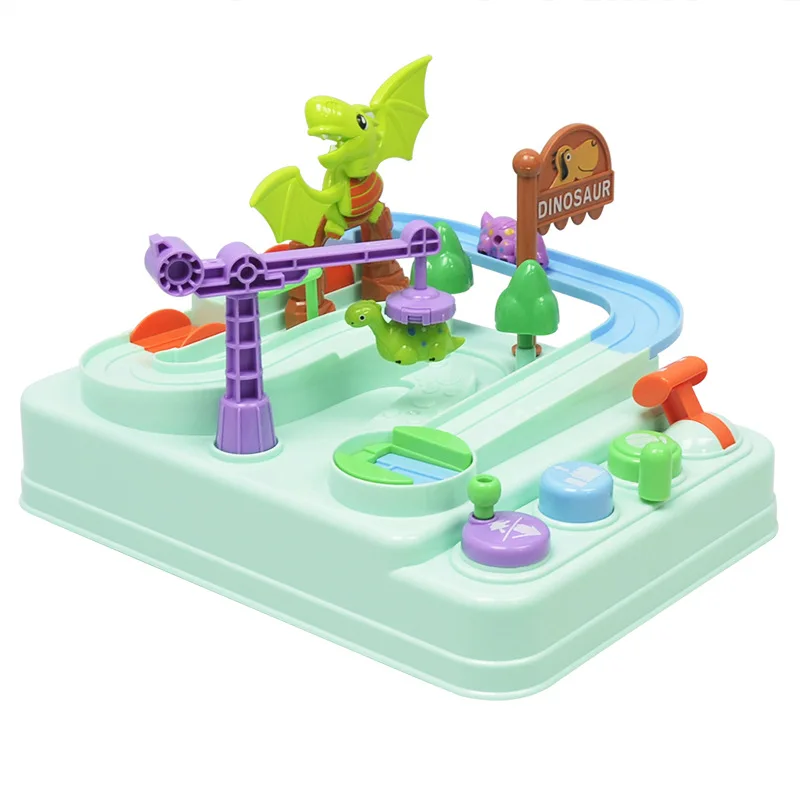  2019 Car Adventure Game Children's Toy Track Railway Table Games Baby Educational Combination Inert