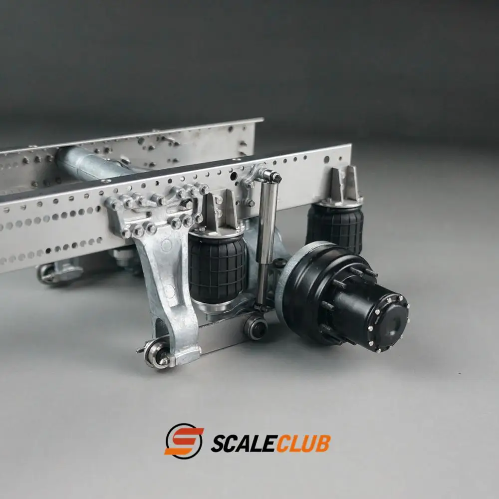 

ScaleclubRear rear axle single axle airbag suspension system for Tamiya tractors Mercedes Scania MAN
