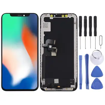 

Hard OLED Material LCD Screen and Digitizer Full Assembly for iPhone X