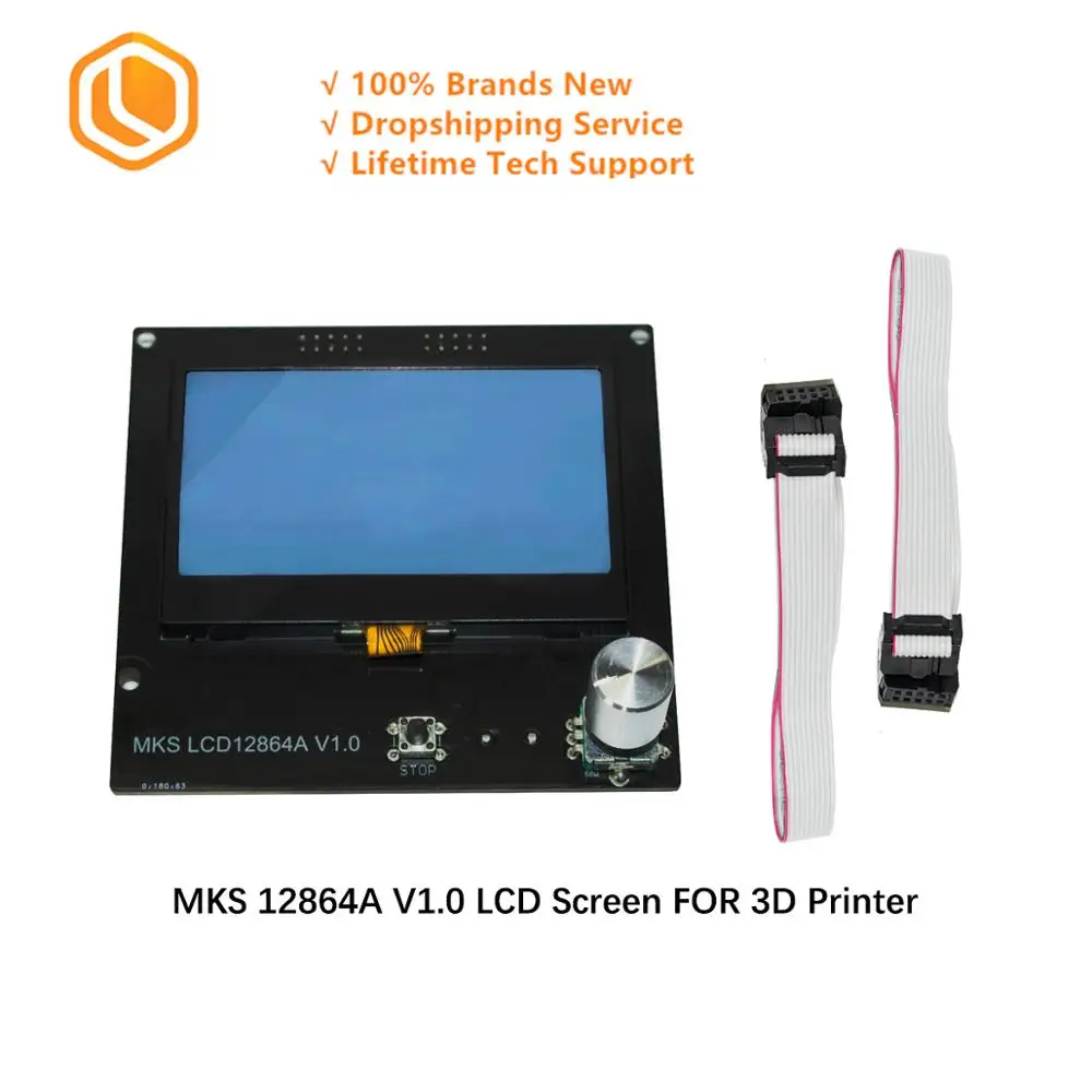 

SIMAX3D 3D Printer MKS 12864A V1.0 LCD Screen Control Panel Display Screen intelligent display for DIY 3D Printer Accessories